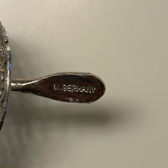 Vintage w. Germany Silver hair clip - Picture 5 of 5